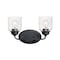 Maxim Acadia 2-Light 14.75" Wide Black Vanity Light 12262CDBK - alternate 1